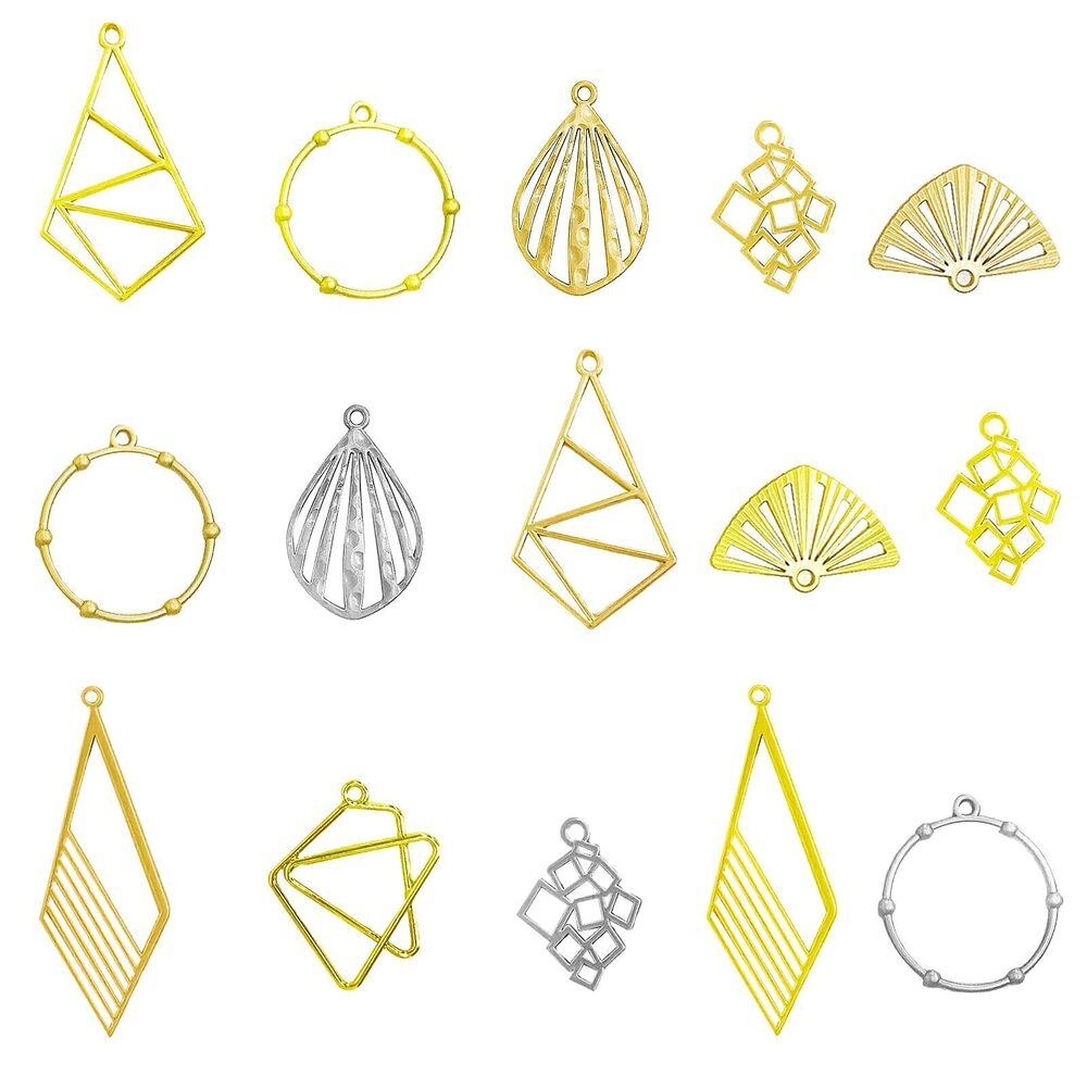 9803 15 Pcs Premium Alloy Pendants for Jewelry Making, DIY Necklace &